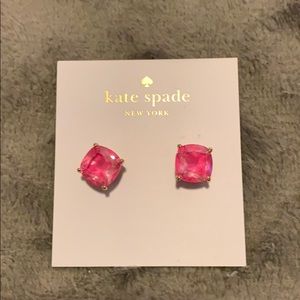 Kate Spade small stud pink earrings